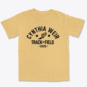 Cynthia Weir Elementary School Track and Field Premium Heavyweight T-shirt