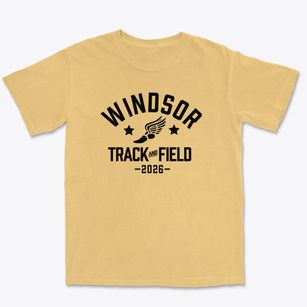 Windsor Academy Track and Field Premium Heavyweight T-shirt