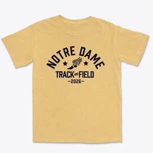 Notre Dame Academy Track and Field Premium Heavyweight T-shirt