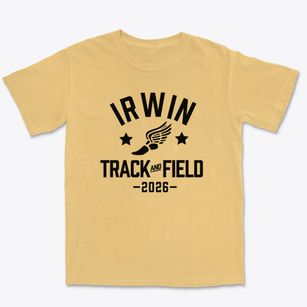 Irwin Youth Development Campus Track and Field Premium Heavyweight T-shirt