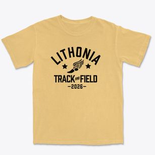 Lithonia High School Track and Field Premium Heavyweight T-shirt