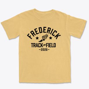 Frederick Kider Center Track and Field Premium Heavyweight T-shirt
