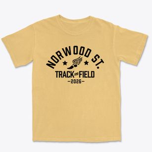 Norwood St. Track and Field Premium Heavyweight T-shirt