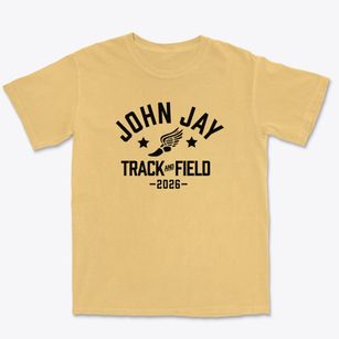 John Jay Elementary School Track and Field Premium Heavyweight T-shirt
