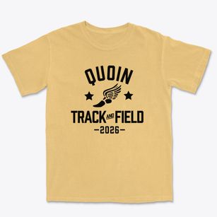 Quoin Elementary School Track and Field Premium Heavyweight T-shirt