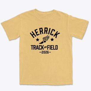 Herrick Middle School Track and Field Premium Heavyweight T-shirt