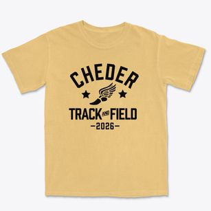 Cheder Lubavitch Boys School Track and Field Premium Heavyweight T-shirt