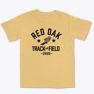 Red Oak Elementary School Track and Field Premium Heavyweight T-shirt