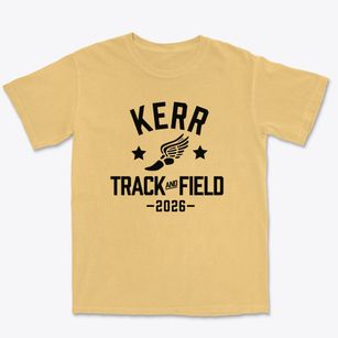 Kerr Middle School Track and Field Premium Heavyweight T-shirt