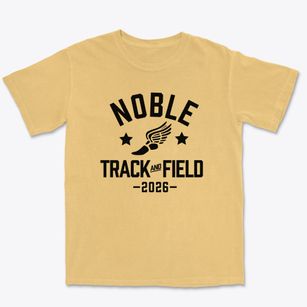 Noble Elementary School Track and Field Premium Heavyweight T-shirt
