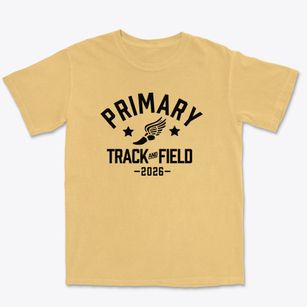 Primary Academic Center Track and Field Premium Heavyweight T-shirt