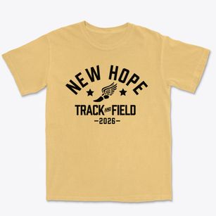 New Hope School Track and Field Premium Heavyweight T-shirt