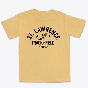 Saint Lawrence School Track and Field Premium Heavyweight T-shirt