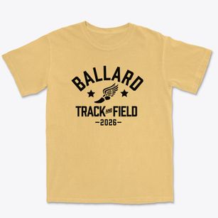 Ballard Community Junior High School Track and Field Premium Heavyweight T-shirt
