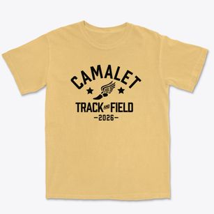 Camalet Charter School Track and Field Premium Heavyweight T-shirt