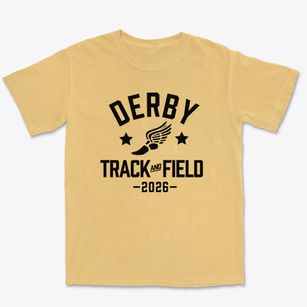 Derby High School Track and Field Premium Heavyweight T-shirt