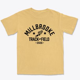 Millbrooke Elementary School Track and Field Premium Heavyweight T-shirt