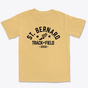 St. Bernard School Track and Field Premium Heavyweight T-shirt