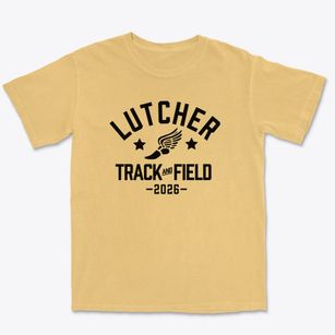Lutcher Elementary School Track and Field Premium Heavyweight T-shirt