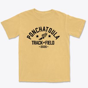Ponchatoula High School Track and Field Premium Heavyweight T-shirt