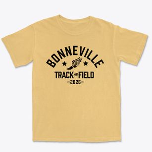 Bonneville Elementary School Track and Field Premium Heavyweight T-shirt
