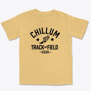 Chillum Elementary School Track and Field Premium Heavyweight T-shirt