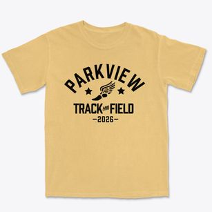 Parkview Elementary School Track and Field Premium Heavyweight T-shirt