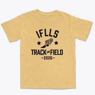 Institute Family Life Learning School Track and Field Premium Heavyweight T-shirt
