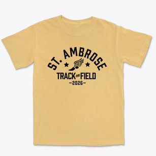 Saint Ambrose Academy Track and Field Premium Heavyweight T-shirt