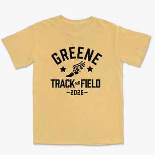 Greene County Technical High School Track and Field Premium Heavyweight T-shirt