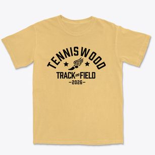 Tenniswood Elementary School Track and Field Premium Heavyweight T-shirt