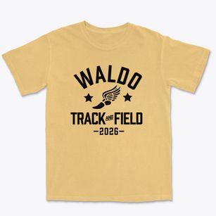 Waldo High School Track and Field Premium Heavyweight T-shirt
