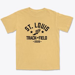 Saint Louis Charter School Track and Field Premium Heavyweight T-shirt