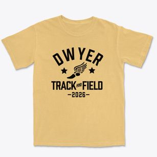 Dwyer Intermediate School Track and Field Premium Heavyweight T-shirt
