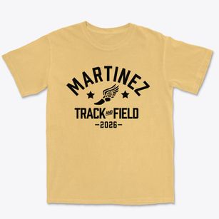 Martinez Elementary School Track and Field Premium Heavyweight T-shirt