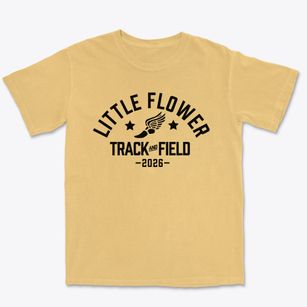 Little Flower School Track and Field Premium Heavyweight T-shirt