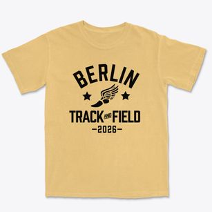 Berlin High School Track and Field Premium Heavyweight T-shirt