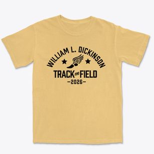William L. Dickinson High School Track and Field Premium Heavyweight T-shirt