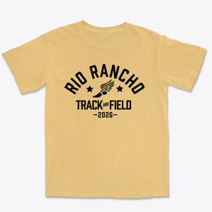 Rio Rancho Middle School Track and Field Premium Heavyweight T-shirt