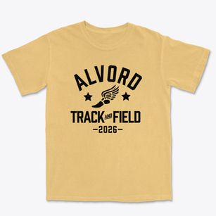 Alvord Elementary School Track and Field Premium Heavyweight T-shirt
