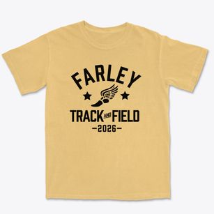 Farley Middle School Track and Field Premium Heavyweight T-shirt