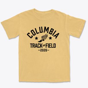 Columbia Middle School Track and Field Premium Heavyweight T-shirt