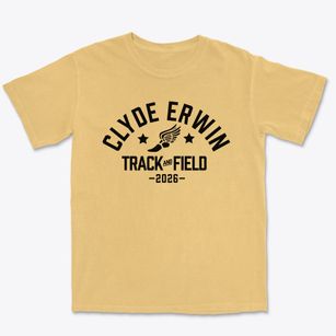 Clyde Erwin Elementary School Track and Field Premium Heavyweight T-shirt