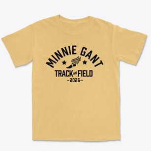 Minnie Gant Elementary School Track and Field Premium Heavyweight T-shirt