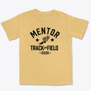 Mentor High School Track and Field Premium Heavyweight T-shirt