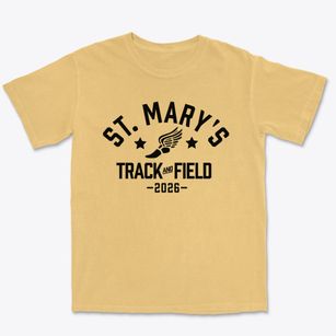 Saint Mary's School Track and Field Premium Heavyweight T-shirt