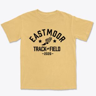 Eastmoor Middle School Track and Field Premium Heavyweight T-shirt
