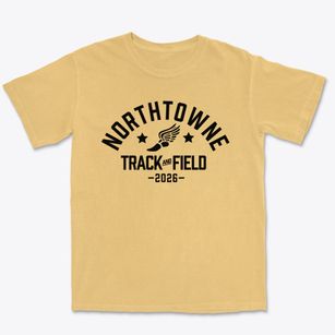 Northtowne Elementary School Track and Field Premium Heavyweight T-shirt
