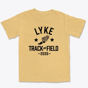 Archbishop Lyke School Track and Field Premium Heavyweight T-shirt