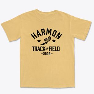 Harmon Middle School Track and Field Premium Heavyweight T-shirt